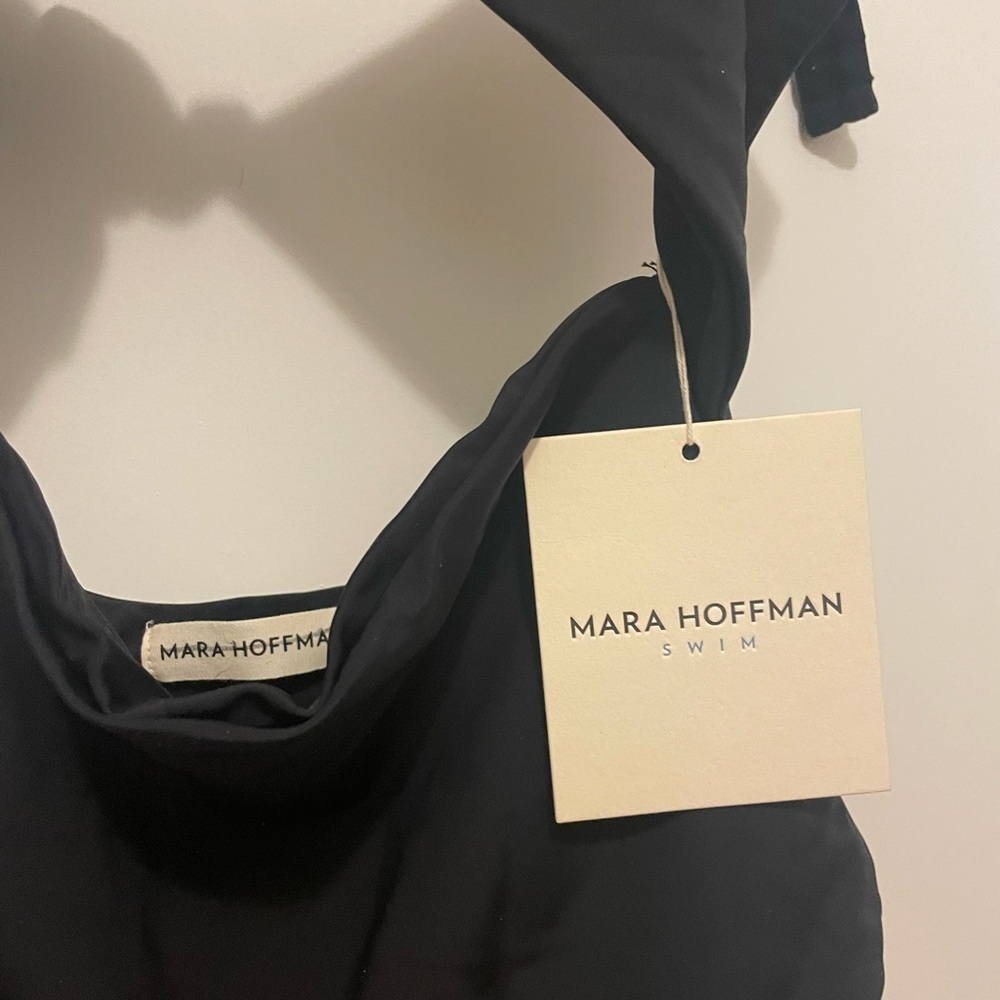 Mara Hoffman Black Kia One Piece Fully Lined Swimsuit Size XS NWT $250 UPF 50 - Picture 11 of 13